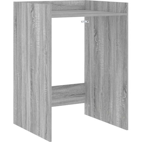 Armario para lavadora Gris Sonoma 67,5 x 62 x 97 cm vidaXL