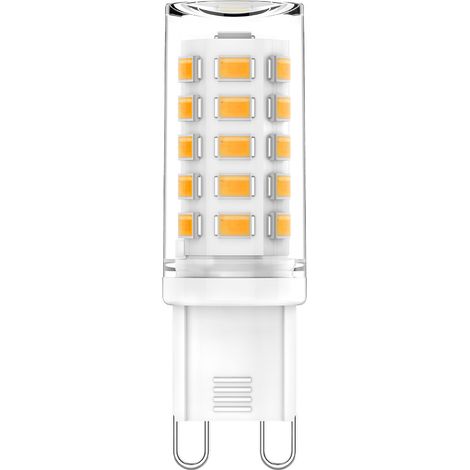 Ampoules LED G9 blanc chaud - Lot de 5, 5 W 3000 K (équivalent à 45 W halogène), économie d'énergie (1/5)