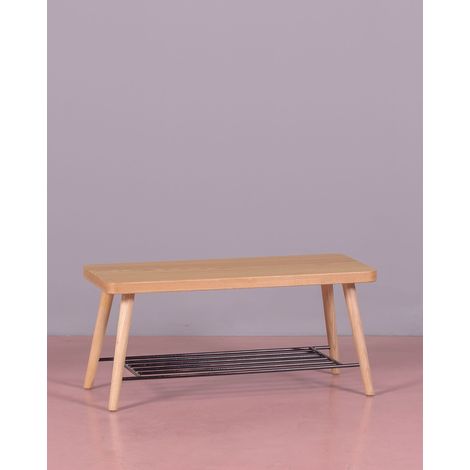 Nest Dream - Banc rustique en hêtre naturel - Bristol - Hêtre (1/5)