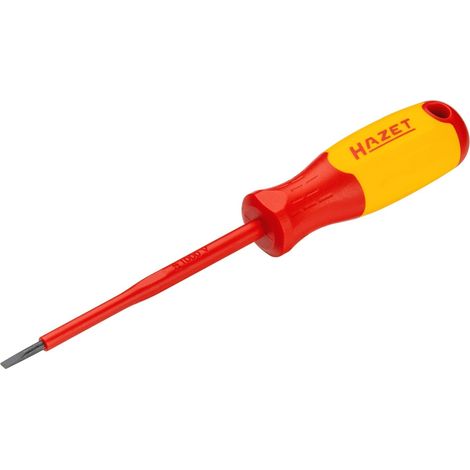 Hazet Elektriker-Schraubendreher, schutzisoliert, Schlitz Profil, SW 0,5 x 3 mm (1/5)