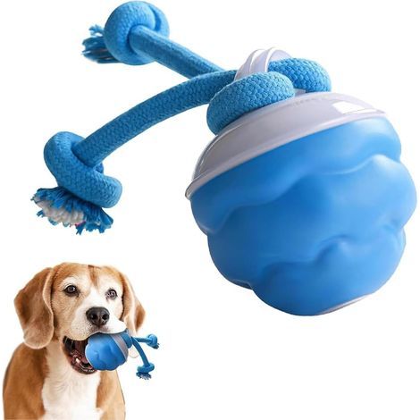 Pelota interactiva para perros – Juguete masticable indestructible – 3 modos de juego – Material TPU duradero – Tamaño 6,2 cm – Para todas las razas (1/5)
