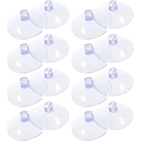 Support à ventouses transparent pour verre, avec 100 ventouses. (1/5)