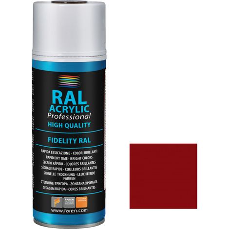 Pintura acrílica spray evolution 520 cc ral 3003 ruby red 300 g