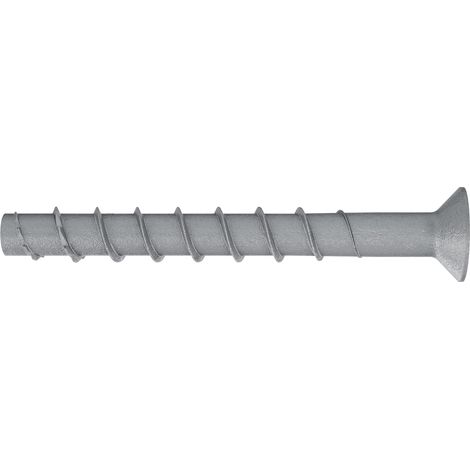 Fischer Ultracut FBS II CP SK 8x80 Betonschrauben TX40 - Leistungsstarke Betonschrauben für den Innenbereich - Sichere Befestigung in Beton & Mauerwerk, Stahl feuerverzinkt - 50 Stück