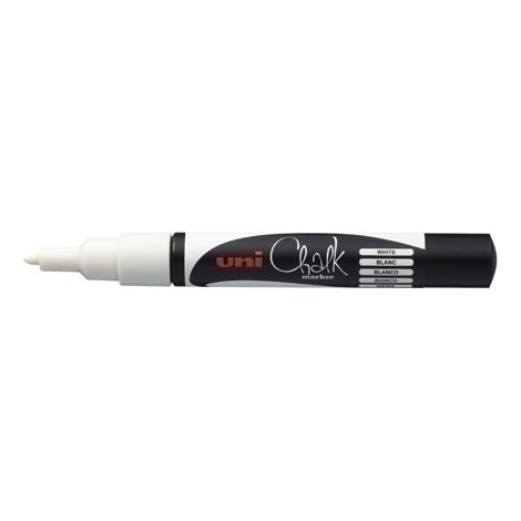ROTUL.UNIBALL CHALK MARKER PWE-3MS BLANC