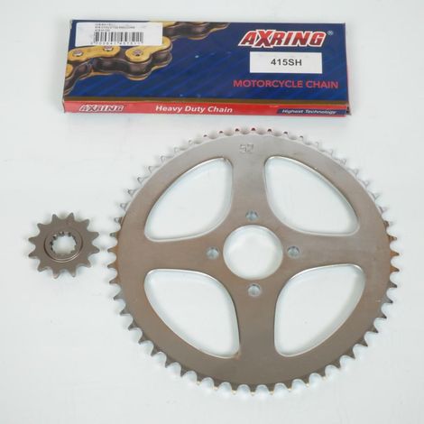 kit kette 12x52 nicht 415 axring für motorrad yamaha 50 dtr trail (1/2)