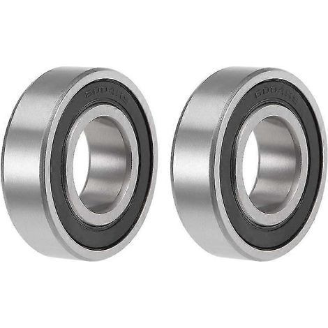 - Quatre roulements à billes à gorge profonde 6004-2rs, mesurant 20x42x12mm, en caoutchouc à double étanchéité et acier chromé. (1/5)