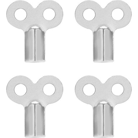 Stück 5 x 5 mm quadratische Entlüftungsventile aus massivem Aluminium für Heizkörper, passend für nahezu die meisten Heizkörper (1/5)