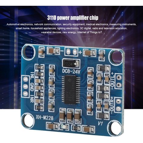 Amplificateur Audio Stéréo Numérique TPA3110 2x15W Compact Haute Fidélité (1/5)