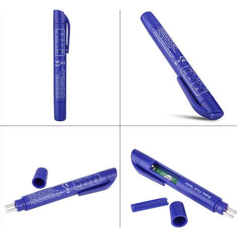 Stylo testeur de liquide de frein bleu neuf (1/5)