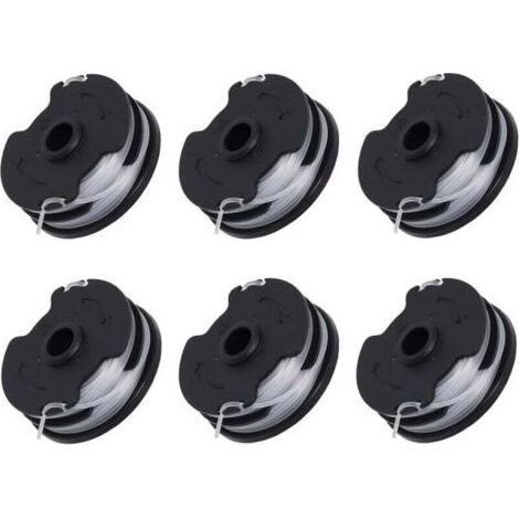 Lot de 6 bobines de rechange pour débroussailleuse sans fil Parkside PRTA 20-Li C3 IAN351753 (1/5)