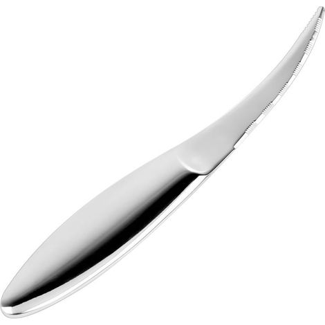 Beyamis Décapsuleur en acier inoxydable pour crevettes, éplucheur de crevettes, couteau à poisson, outil de cuisine pour crevettes, éplucheur de crevettes, argent (1/5)