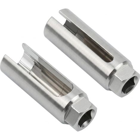Lambda Probe Socket 22 mm Chrome Vanadium Steel Set of 2 Drive 1/2" (1/5)