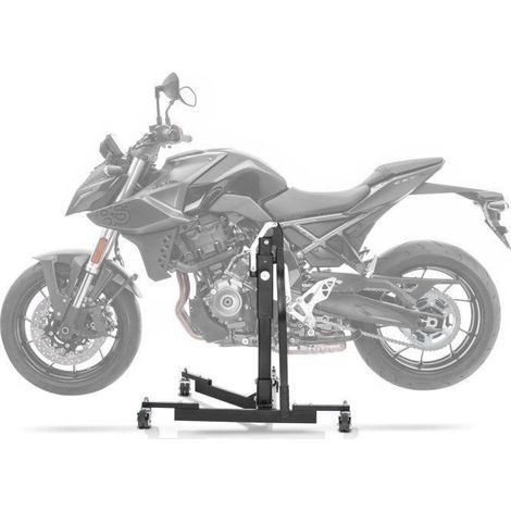 Zentralheber Motorrad - ConStands Power-Evo - Kompatibel mit Suzuki GSX-8S 23-25 - Tragfähigkeit 300 kg - Schwarz