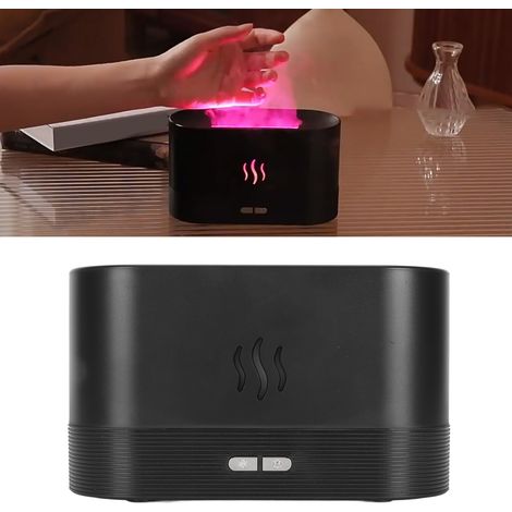 Diffuseur d'arômes à flamme sept couleurs, humidificateur de bureau à flamme, diffuseur d'arômes (1/5)