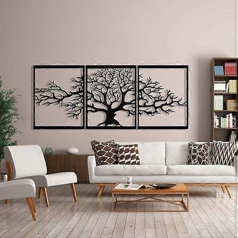 Décoration murale en métal, Arbre de Vie, Décoration murale Arbre de Vie, Décoration murale en métal, Décoration murale Arbre de Vie, Décoration murale Arbre en métal, Tous 23 x 57 pouces (1/5)