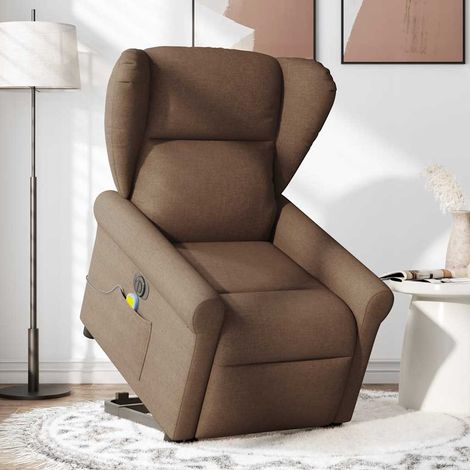 Maison Exclusive - Elektrischer Massagesessel mit Aufstehhilfe Br