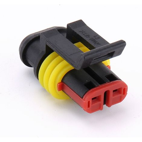 DJ7021-1.5-21 Wasserdichter 1,5-Zoll-Stecker und -Buchse mit Verriegelung für Kfz-Kabelbäume (2-Loch) (1/4)