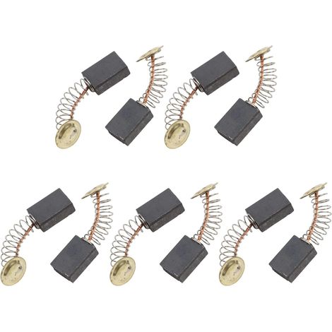 Lot de 12 balais charbon 6 x 17 mm pour moteurs perceuses électriques (1/5)