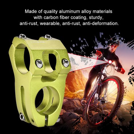 Guidon de VTT en alliage d'aluminium 31,8 mm à potence fixe - Accessoire de cyclisme (vert) (1/5)