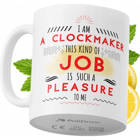 Lustige Kaffeetasse mit witzigem Textdesign für Uhrmacher – ideal für Geburtstage, Namenstage und Feiertage. Hochwertige Tasse für besondere Anlässe, ob zu Hause, im Büro oder bei der Arbeit. Farbe: W