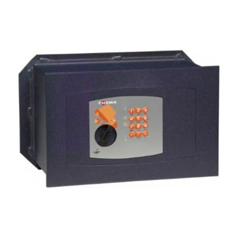 Cassaforte Thema Blindata A Muro Serie 3 Combinazione Elettronica Sth343