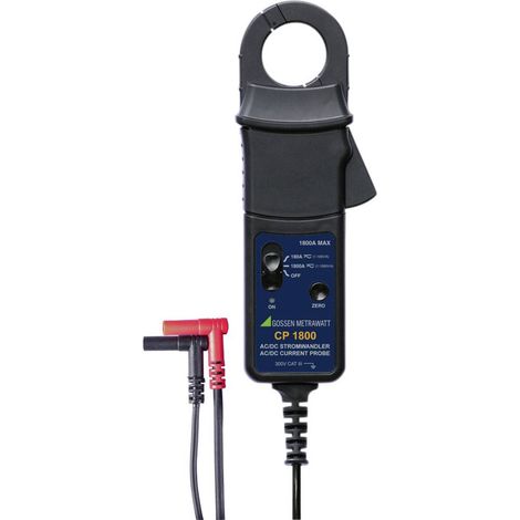 Gossen Metrawatt CP1800 Adattatore pinza amperometrica Misura A/AC: 100 mA - 1250 A Misura A/DC: 100 mA - 1250 A