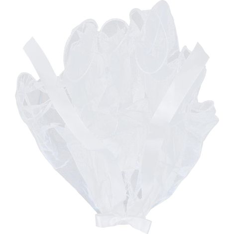 Voile pour Enfants Voile de Tête en Tissu Blanc avec Peigne et Nœud de Mariage en Strass pour Filles Accessoires de Coiffure pour Enfants pour Fête Photographie Communion (1/5)