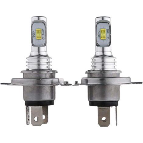 Kit 2 Ampoules Led H4 9003 HB2 Faisceau Haute Et Basse 35W 4000LM 6000K Pour Voiture (1/5)