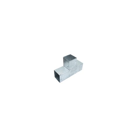 Pfostenverbinder einfach, 91mm 305x200mm, fvz., 3 Hülsen