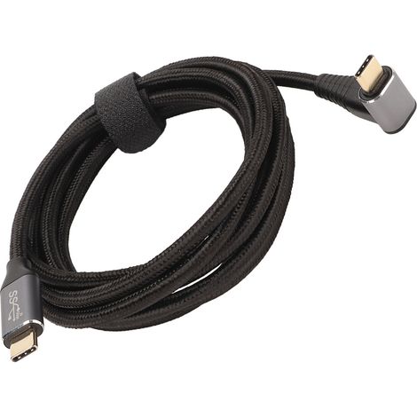 Câble USB-C à angle droit 4K 60Hz 100W PD pour Steam Deck, Charge Rapide 2m Type-C 3.1 Gen2 (1/5)