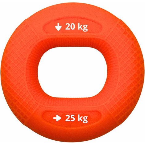 FITPADDY Anello della Molla per Mano 20-25 kg Arancione in Silicone Allenamento Fitness (1/3)
