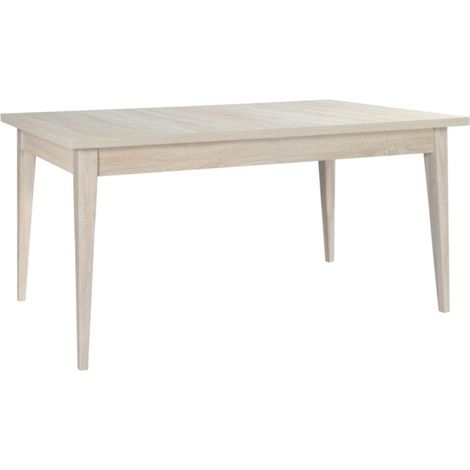 Table MALMO 160 cm coloris chêne Sonoma – Para 6 personas (1/5)
