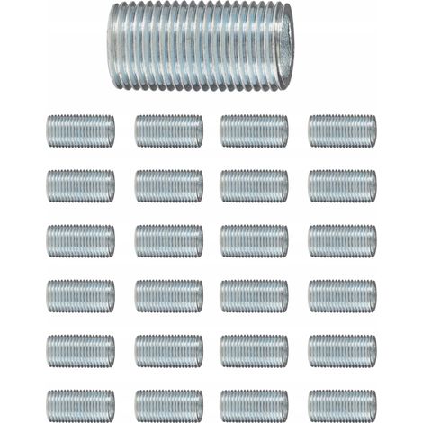 BOQUILLA ROSCADA PARA TUBO M10 X 30 MM JUEGO DE 25 - PARA LÁMPARAS E ILUMINACIÓN