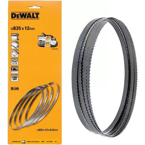 Dewalt DT8463 Bandsaw Blades 4 Pack - 835mm x 12mm x 14 18TPI Suit DCS371 (1/4)