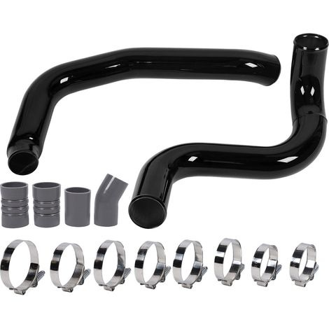 Kit de pinces de bottes de refroidisseur intermédiaire Turbo, Tube de Turbine de remplacement en acier inoxydable pour Ford F‑450 F‑550 SUPER DUTY noir (1/5)