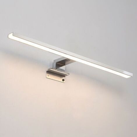 Applique de salle de bain LED 40cm 7W 700 lumen Aluminium étanche IP44 Montage facile sur miroir ou mur (1/4)