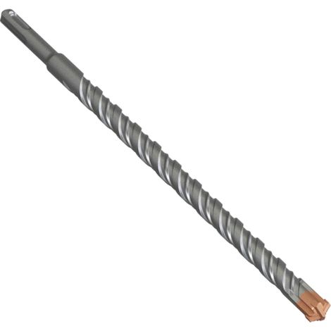 Foret à béton SDS Plus 14 x 310 mm avec 4 tranchants en carbure - Foret à béton pour pierre, béton, bois, brique et carrelage (1/5)
