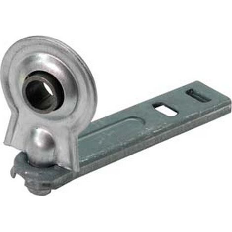 10PZ SUPPORTO A SFERA CON ZANCA A MURARE PER AVVOLGIBILI - mm.26x120