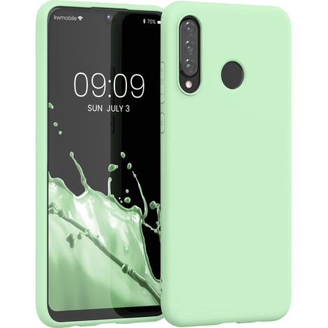 COQUE POUR HUAWEI P30 LITE VERT EN SILICONE SOLIDE