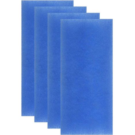 Lot de 4 filtres pour aérographe/pistolet à peinture/cabine de peinture, en fibre de polyester, compatibles avec l'aérographe Master. (1/5)