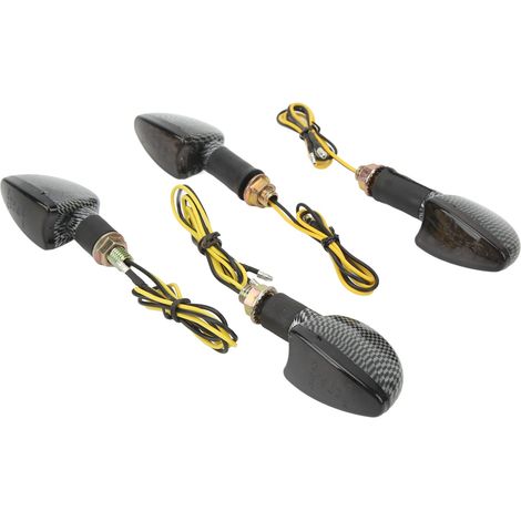 Clignotants Moto 4 Pièces Avant Arrière Étanche Lumière Vive Universel Remplacement Suzuki Type2 (1/5)