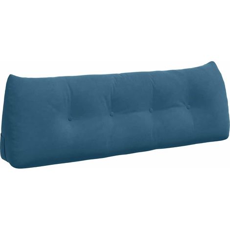 Rückenkissen Blau 140 x 24 x 50 cm Samt vidaXL