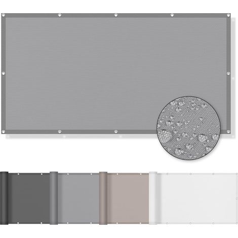1 Voile D'ombrage Rectangulaire, Imperméable, Protection UV, Polyester, Pour Terrasse Jardin (1/5)