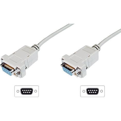 Digitus série Câble de raccordement [1x SUB-D femelle 9 pôles - 1x SUB-D femelle 9 pôles] 1.80 m bei (1/4)