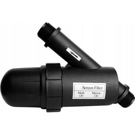 Filtro a rete 2x GZ 3/4 mesh filtration 120 5m3/h bradas 8123 (1/4)