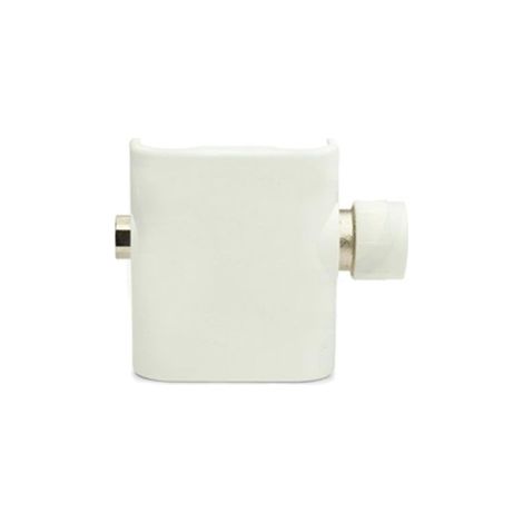 Vasco ensemble de robinetterie coudé + cache droit blanc