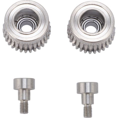 Ensemble de 2 engrenages d'extrudeuse à double roue entièrement métalliques pour K1, K1C, Maximum, Ender 3, V3 et Ender 3 Plus. (1/5)