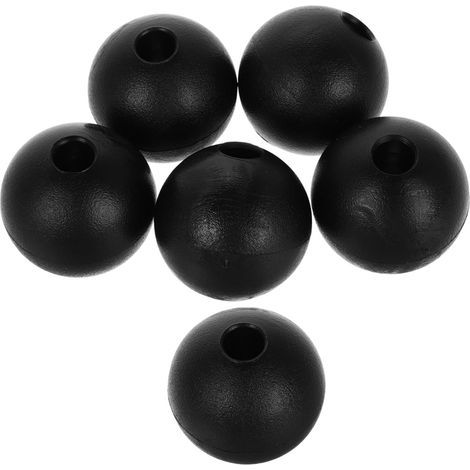 6 Stück Stahl-Kabelstopper mit Nylonkugeln als Ersatzzubehör für Fitnessgeräte-Rollen, kompatibel mit Kabeln (1/5)