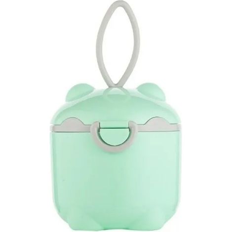 Distributeur de Lait en Poudre Portable en Forme d'Ours, Récipient pour Snacks et Fruits, Vert (1/5)